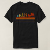Piano Player Pianist Evolution Retro Tシャツ (デザイン正面)