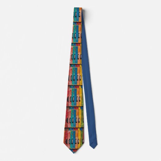 Piano Rainbow Neck Tie ネクタイ (正面)