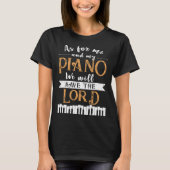 Piano Save The Lord Piano Player Pianist Tシャツ (正面)