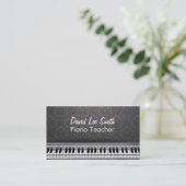 Piano Teacher 名刺 (スタンド正面)