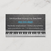 Piano Teacher 名刺 (裏面)