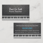 Piano Teacher 名刺 (正面/裏面)