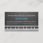 Piano Teacher 名刺 (裏面)