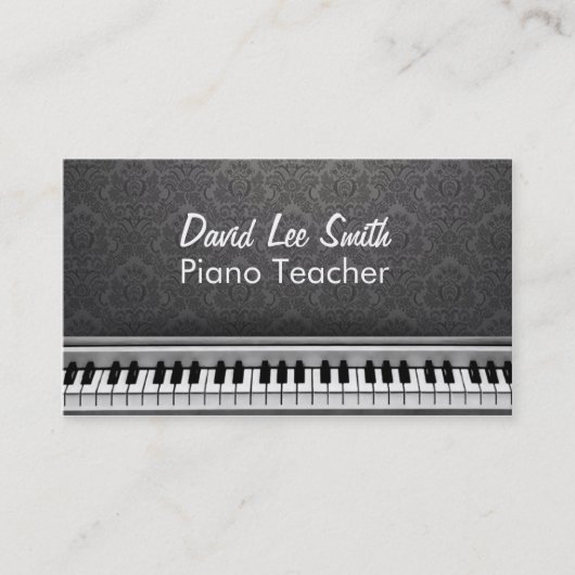 Piano Teacher 名刺 (正面)