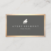 Piano Teacher Music  名刺 (正面)