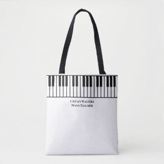 Piano Teacher Personalized トートバッグ