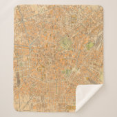 Piantaのディディミアムミラノ-ミラノ、イタリアの地図 シェルパブランケット (正面)