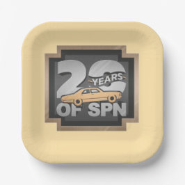 Piatti 20 anni di Supernatural  ペーパープレート