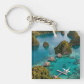 Piaynemo Raja Ampat Islands Paradise View Art キーホルダー (正面)