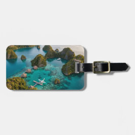 Piaynemo Raja Ampat Islands Paradise View Art ラゲッジタグ