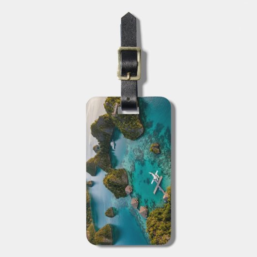 Piaynemo Raja Ampat Islands Paradise View Art ラゲッジタグ (正面縦)