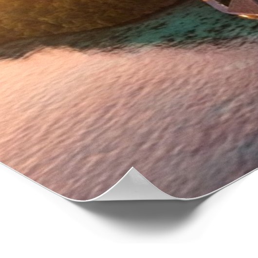 Piaynemo Sunrise Raja Ampat Tropical Island Art ポスター (角)