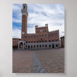 Piazza al Campo Siena ポスター