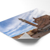 Piazza al Campo Siena ポスター (角)