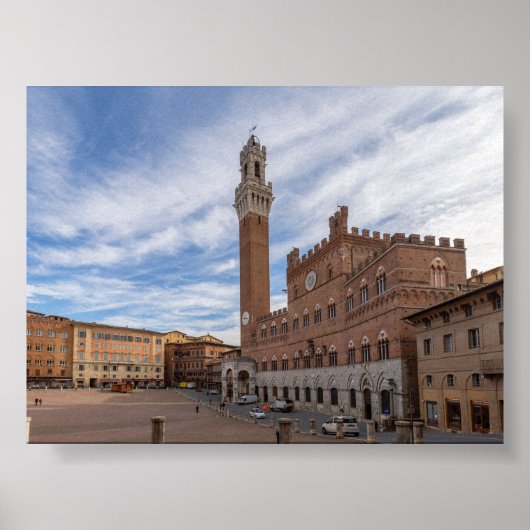 Piazza al Campo Siena ポスター (正面)