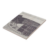 Piazza Braでヴェローナの円形劇場 タイル (側面)