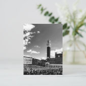Piazza del Campo，シエナ。イタリア ポストカード (スタンド正面)