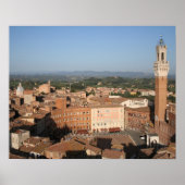 Piazza del Campo Siena Italiaポスター ポスター (正面)
