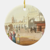 Piazza del Mercato、ブエノスアイレス、アルゼンチン、から セラミックオーナメント (裏面)