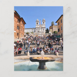 Piazza di Spagna，ローマ，イタリア ポストカード