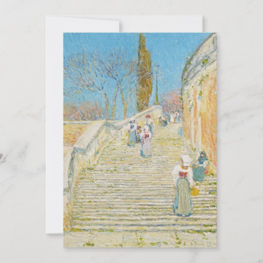 Piazza di Spagna，ローマ | Childe Hasssam (正面)