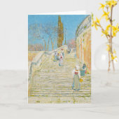 Piazza di Spagna，ローマ | Childe Hasssam カード (黄色い花)