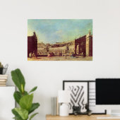 Piazza San Marco a Venezia – Francesco Guardi ポスター (ホームオフィス)