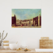 Piazza San Marco a Venezia – Francesco Guardi ポスター (キッチン)