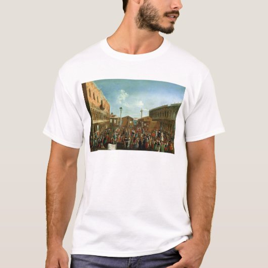 PiazzettaサンMarco、ベニスのペテン師 Tシャツ (正面)