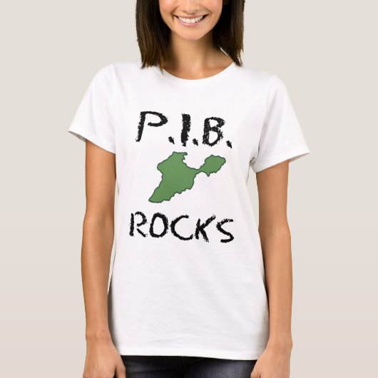 PIB岩石 Tシャツ (正面)