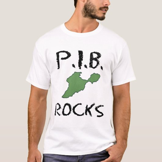 PIB岩石 Tシャツ (正面)
