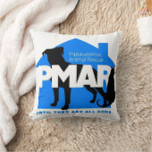 Pibbles及びより多くの動物の救助16 x 16枕 クッション (ブランケット)