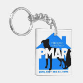 Pibbles及びより多くの動物の救助KeyChain キーホルダー (正面左)