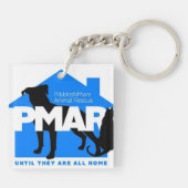 Pibbles及びより多くの動物の救助KeyChain キーホルダー (裏面)