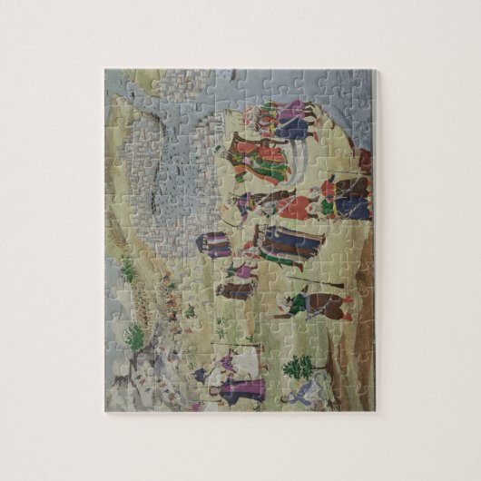 Picからのコンスタンチノープルの予測された秋、 ジグソーパズル (縦)