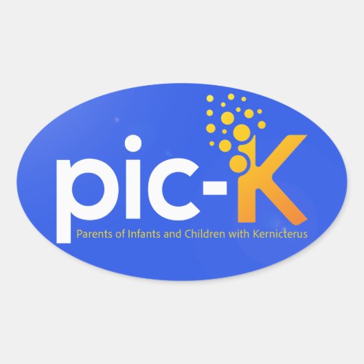 Pic-Kスタンプ 楕円形シール (正面)