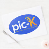 Pic-Kスタンプ 楕円形シール (封筒)