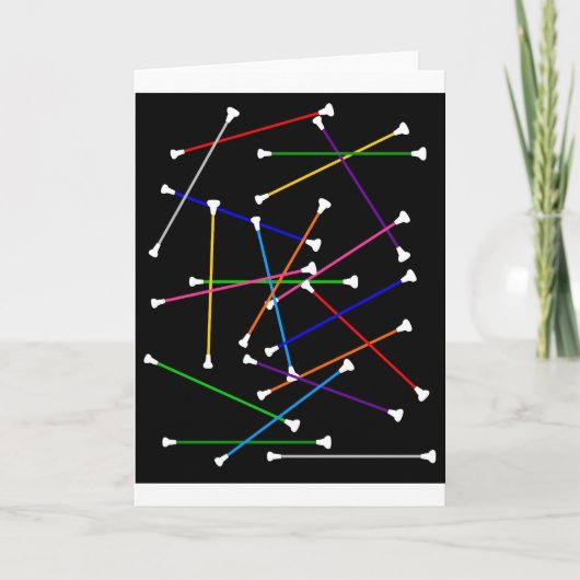 「PIC-UP-STIX」ノートカード カード (正面)