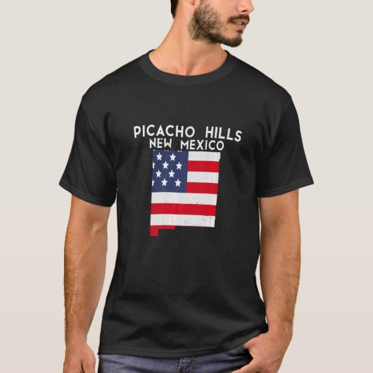 PICACHO HILLS USA州アメリカ旅行ニューメキシコ Tシャツ (正面)