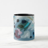 PiCassieO著収集できるカラフルな抽象美術のマグ マグカップ (中央)