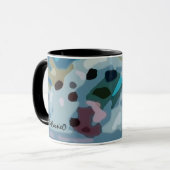 PiCassieO著収集できるカラフルな抽象美術のマグ マグカップ (正面左)