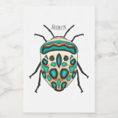Picasso bug cartoon illustration フードラベル (シングルラベル)