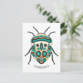 Picasso bug cartoon illustration ポストカード (スタンド正面)