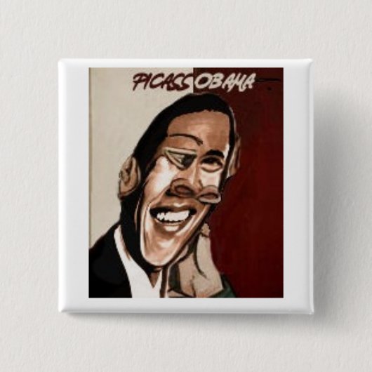 picassobama 缶バッジ (正面)