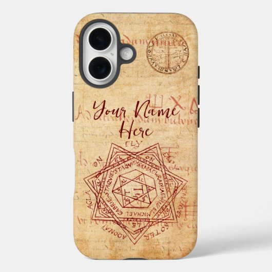 Picatrix iPhone 16ケース – 神秘的なアートカバー Case-Mate iPhoneケース (裏面)