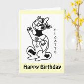 PICATTOの誕生日 カード (黄色い花)