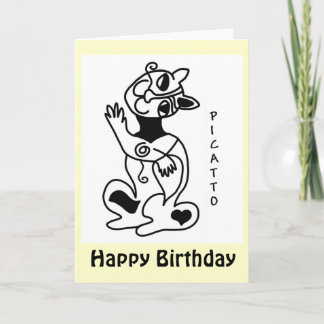 PICATTOの誕生日 カード