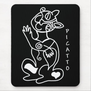 PICATTOはあなたのマウスを愛します マウスパッド