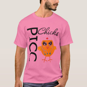 PICCのひよこ- 6Xの上の… Tシャツ