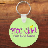 PICC Chick---PICC LINE挿入ナースギフト キーホルダー (正面)